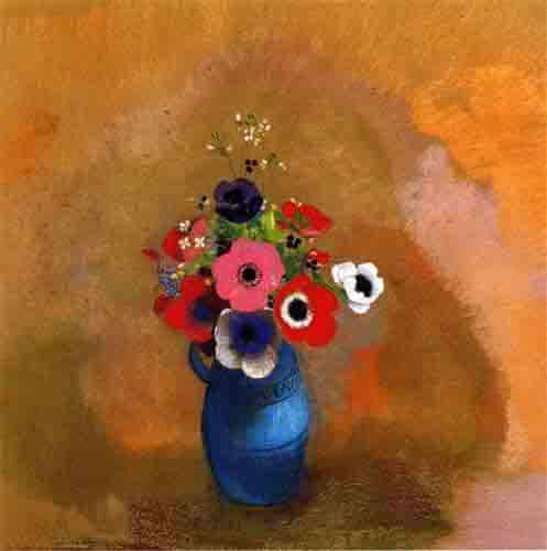 Turn your images into Crayon Drawing, Style Transfer, Online, AI, Use Style:Bouquet of anemones.jpg